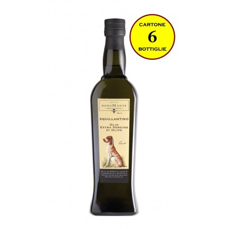 Olio Extravergine di Oliva "Squillantino" 2021 - Tenuta Bonomonte (6 bottiglie)