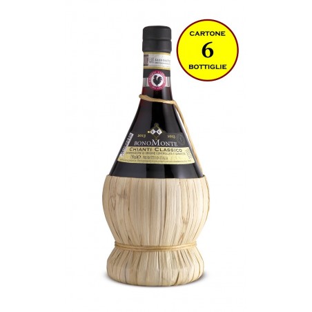 Chianti Classico DOCG Fiasco 2018 ml 750 - Tenuta Bonomonte (6 bottiglie)
