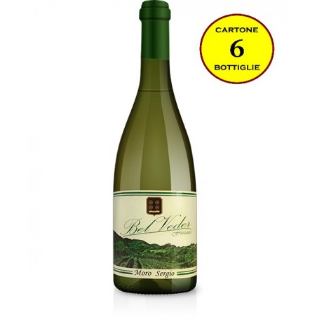 Vino Bianco Frizzante SUR LIE "Bel Veder" - Moro Sergio (cartone da 6 bottiglie)