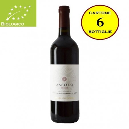 Cesanese Lazio IGT Biologico "Assolo" - Tenuta Colfiorito (cartone da 6 bottiglie)