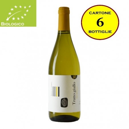 Lazio Bianco IGT Biologico "Tratto Giallo" - Tenuta Colfiorito (cartone da 6 bottiglie)