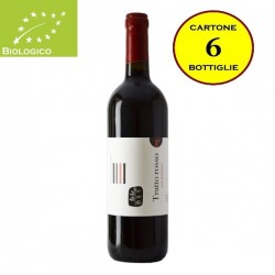 Lazio Rosso IGT Biologico "Tratto Rosso" - Tenuta Colfiorito (cartone da 6 bottiglie)