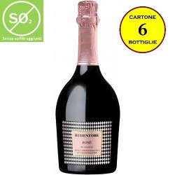 Prosecco Rosé Brut Millesimato Linea Redentore (senza solfiti aggiunti) - De Stefani (cartone da 6 bottiglie)