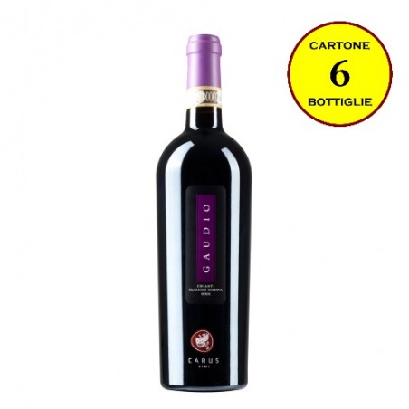 Chianti Classico DOCG Gran Selezione 2015 "Gàudio" - Carus Vini (cartone 6 bottiglie)
