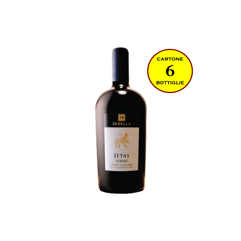 Syrah Terre Siciliane IGT "Jetas" - Di Bella Vini (cartone da 6 bottiglie)