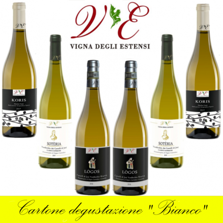 Cartone degustazione "Bianco" - Vigna degli Estensi (cartone da 6 bottiglie)