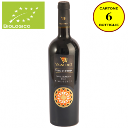 Nero di Troia Castel del Monte DOC Biologico "Vignuolo" - La Cantina di Andria (cartone da 6 bottiglie)