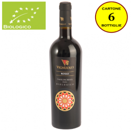 Castel del Monte DOC Rosso Biologico "Vignuolo" - La Cantina di Andria (cartone da 6 bottiglie)