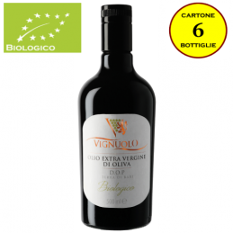 Olio Extravergine di Oliva Biologico DOP Terra di Bari - La Cantina di Andria (cartone da 6 bottiglie)