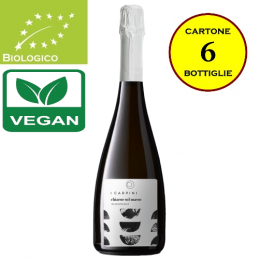 Spumante Brut VSQ Nature Metodo Classico 36 mesi "Chiaror sul Masso" - Cascina I Carpini (cartone da 6 bottiglie)