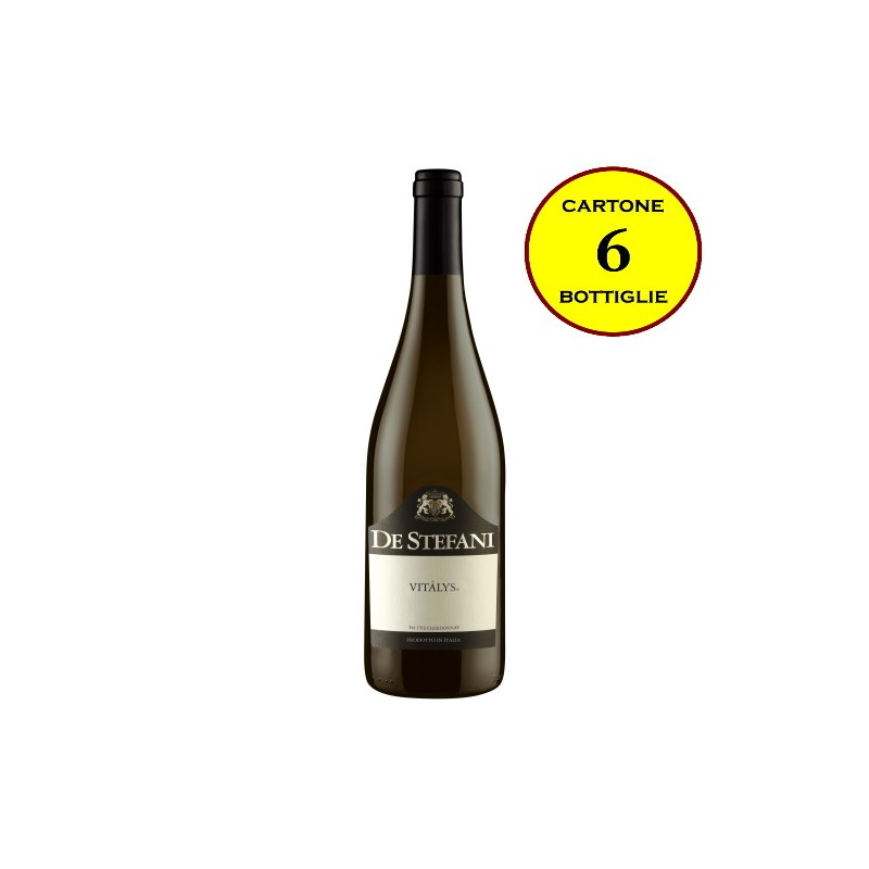 Chardonnay Veneto IGT “Vitàlys” - De Stefani (cartone da 6 bottiglie)