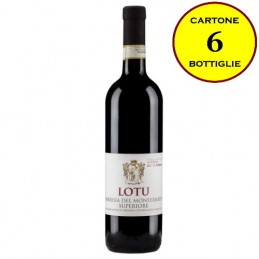 Barbera Monferrato DOCG Superiore "Lotu" - Cantina Pierino Vellano (cartone da 6 bottiglie)