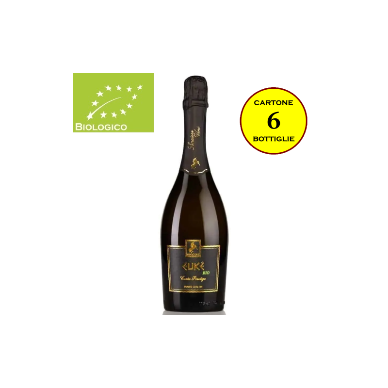 Spumante Extra Dry IGP Calabria Bianco BIO "Eukè Cuvée Prestige" - Senatore Vini (6 bottiglie)
