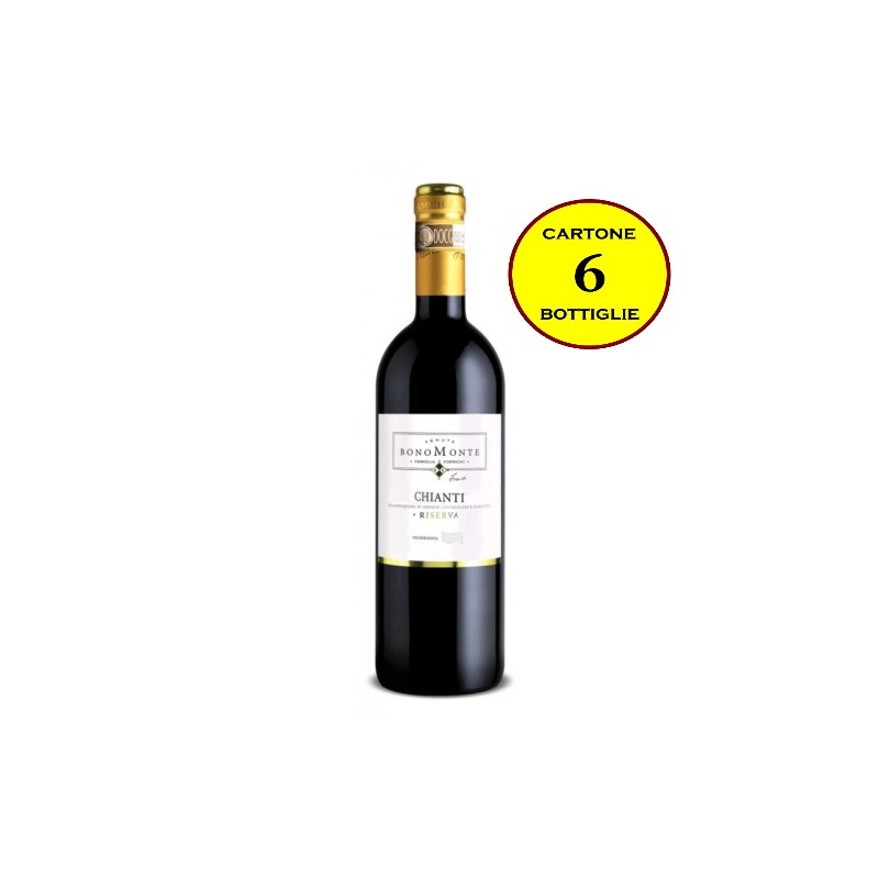 Chianti DOCG Riserva 2022 - Bonomonte (6 bottiglie) Chianti DOCG Riserva 2022 - Bonomonte (6 bottiglie)