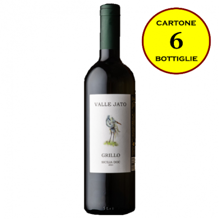 Grillo Sicilia DOC "Valle Jato" - Di Bella Vini (cartone da 6 bottiglie)