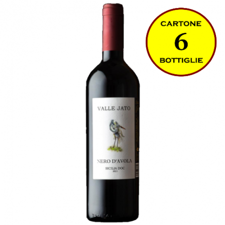 Nero d'Avola Sicilia DOC "Valle Jato" - Di Bella Vini (cartone da 6 bottiglie)
