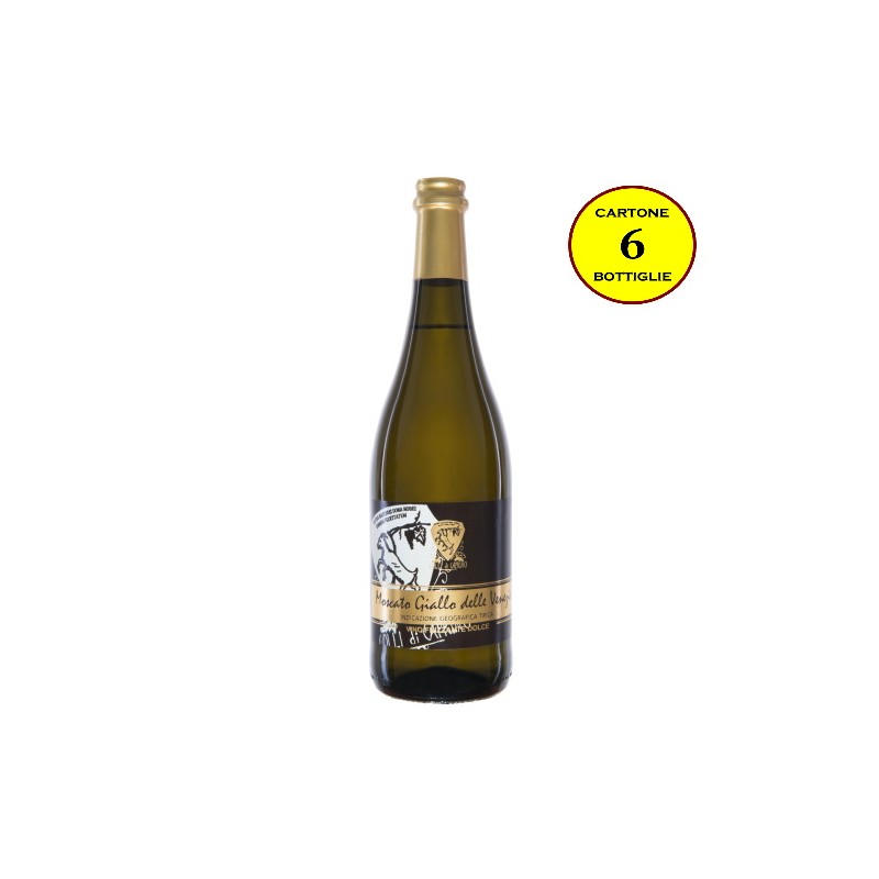 Moscato Giallo Trevenezie IGT Frizzante Dolce - Vinicio Bronzo (cartone da 6 bottiglie) Moscato Giallo Trevenezie IGT Frizzante Dolce - Vinicio Bronzo (cartone da 6 bottiglie)
