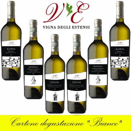 Cartone degustazione "Bianco" - Vigna degli Estensi (cartone da 6 bottiglie)
