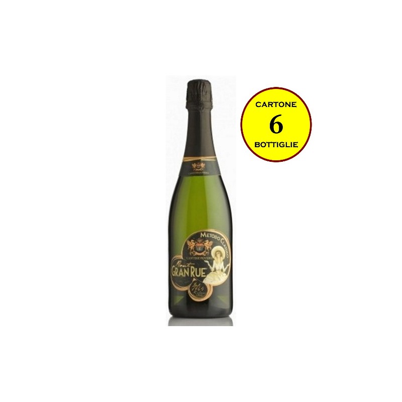 Spumante Brut VSQ Metodo Classico "Gran Rué" - Cantine Povero