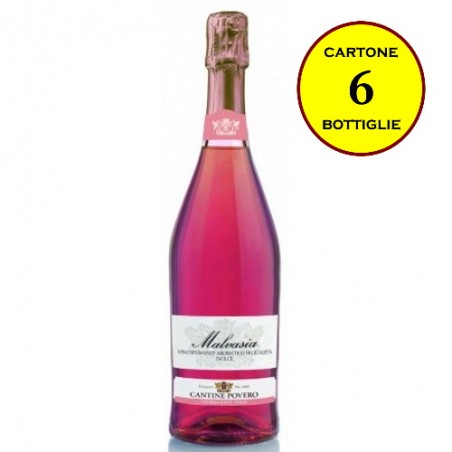 Malvasia Spumante Rosé VSQ Aromatico Dolce - Cantine Povero