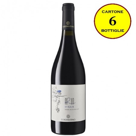 Syrah Terre Siciliane IGT "Aria Siciliana" - Costantino Wines (cartone da 6 bottiglie)
