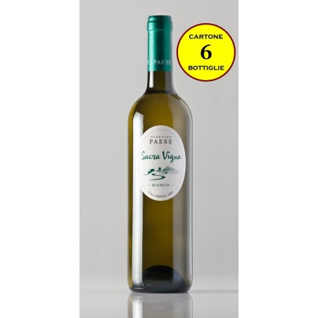 Calabria IGP Bianco "Sacra Vigna" - Tenute Paese (cartone da 6 bottiglie)