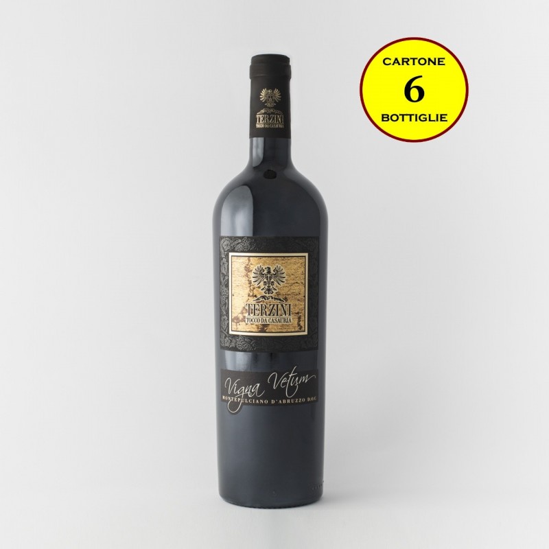 Montepulciano d'Abruzzo DOC Riserva "Vigna Vetum" - Cantina Terzini (cartone 6 bottiglie)