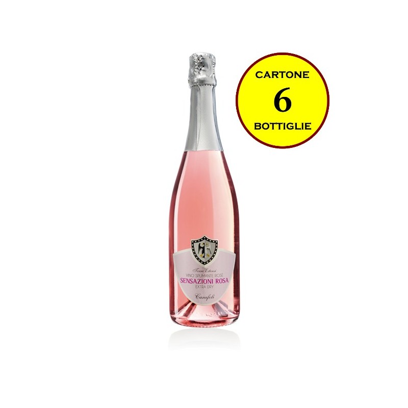 Spumante Extra Dry Rosé Metodo Charmat "Sensazioni Rosa" - Cantina Fratelli Carafoli
