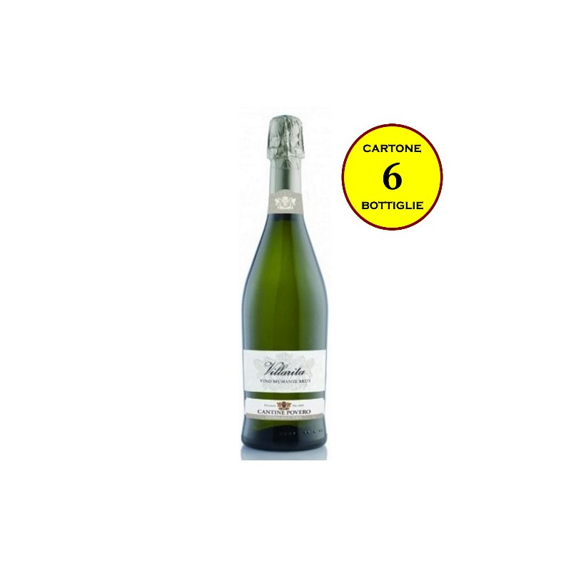 Spumante Brut Metodo Charmat lungo "Villarita" - Cantine Povero