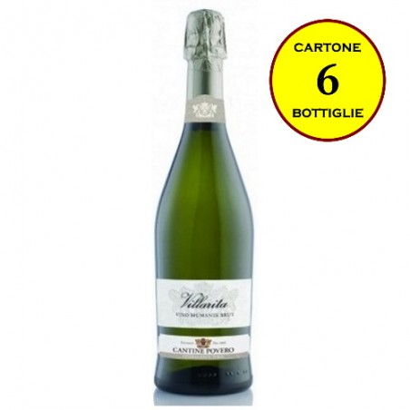 Spumante Brut Metodo Charmat lungo "Villarita" - Cantine Povero