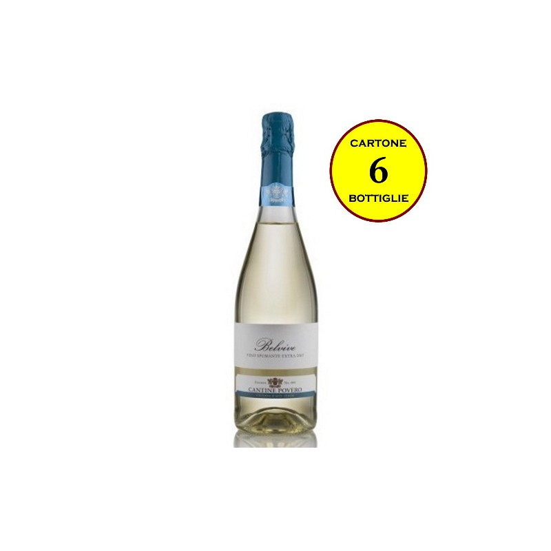 Spumante Extra Dry Metodo Charmat "Belvive" - Cantine Povero