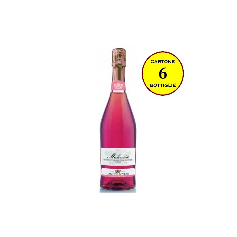 Malvasia Spumante Rosé VSQ Aromatico Dolce - Cantine Povero