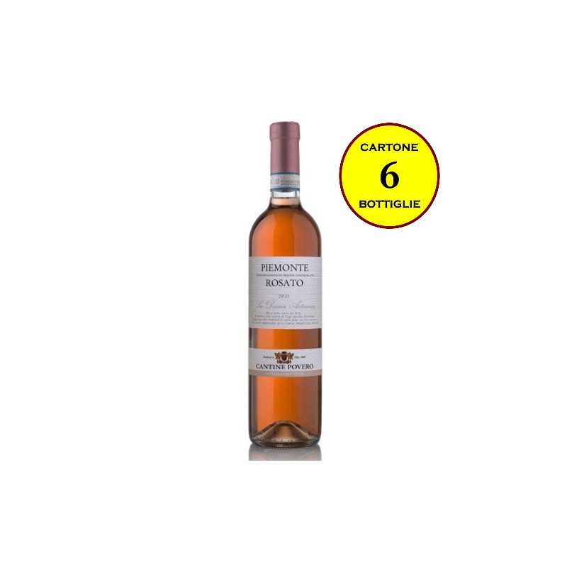 Rosato Piemonte DOC frizzante "La Dama Astesana" - Cantine Povero