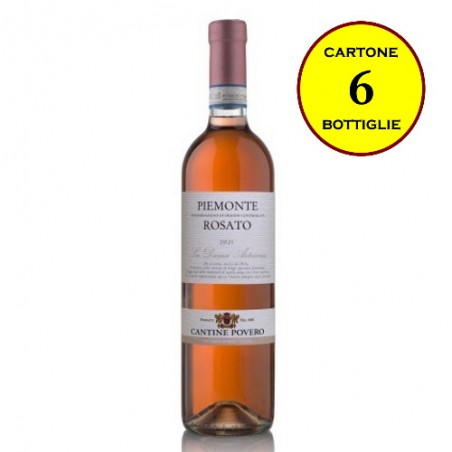 Rosato Piemonte DOC frizzante "La Dama Astesana" - Cantine Povero