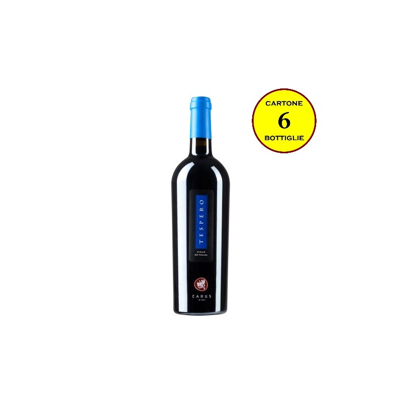 Syrah Toscana Rosso IGT "Téspero" - Carus Vini (cartone 6 bottiglie)