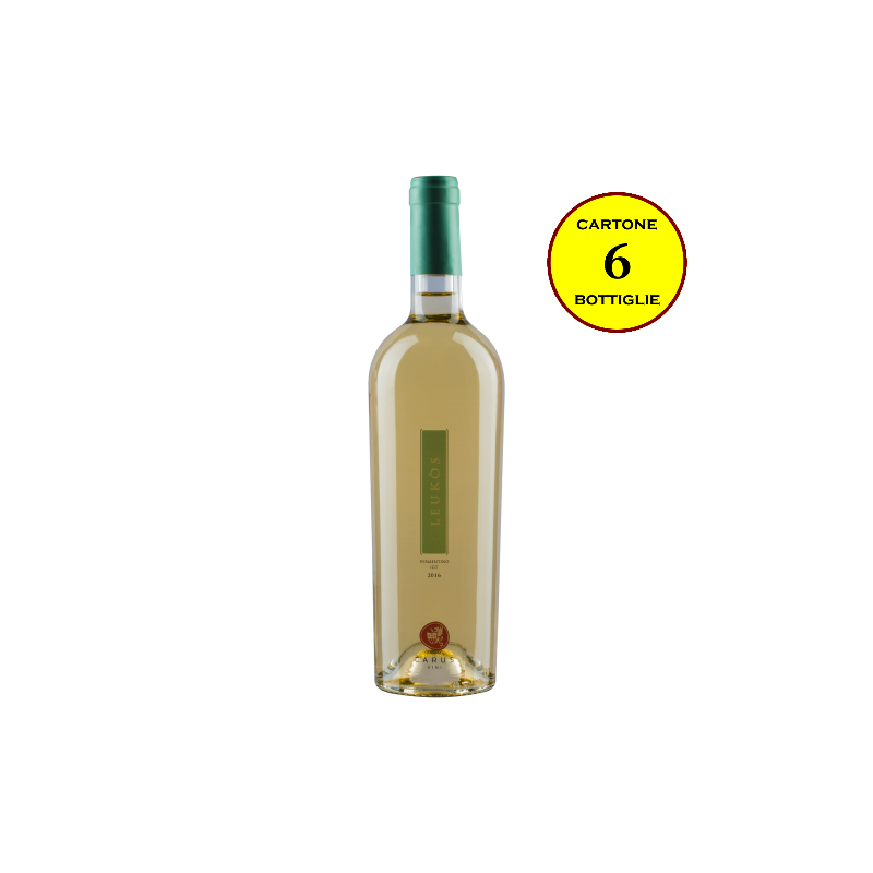 Vermentino Toscana Bianco IGT "Leukòs" - Carus Vini (cartone 6 bottiglie)