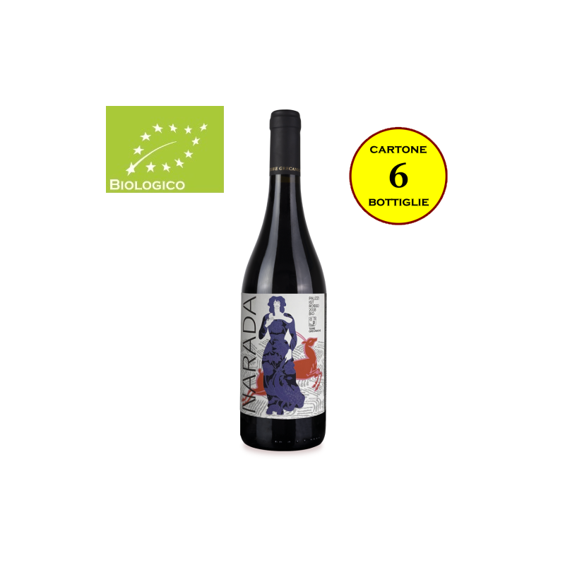 Palizzi Rosso IGT Biologico "Narada" - Terre Grecaniche (6 bottiglie)
