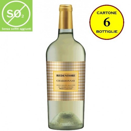 Chardonnay Trevenezie IGT Linea Redentore (senza solfiti aggiunti) - De Stefani (cartone da 6 bottiglie)