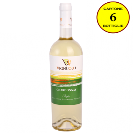 Chardonnay Puglia IGP "Vignuolo" - La Cantina di Andria (cartone da 6 bottiglie)