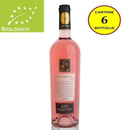 Cirò Rosato DOP BIO "Puntalice" - Senatore Vini (6 bottiglie)