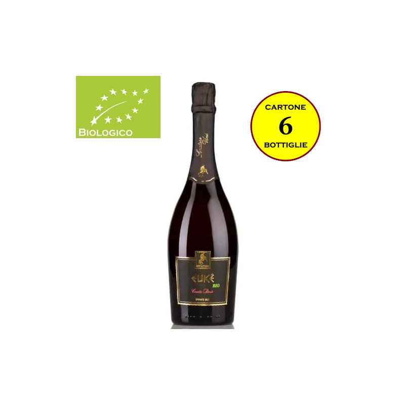 Spumante Brut IGP Calabria Rosato BIO "Eukè Cuvée Rosé" - Senatore Vini (6 bottiglie)