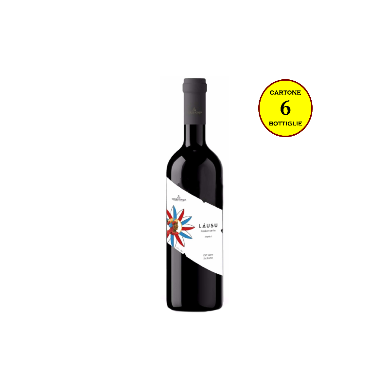 Merlot Terre Siciliane IGT "Làusu - Rodomonte" - Terredonda (cartone da 6 bottiglie)