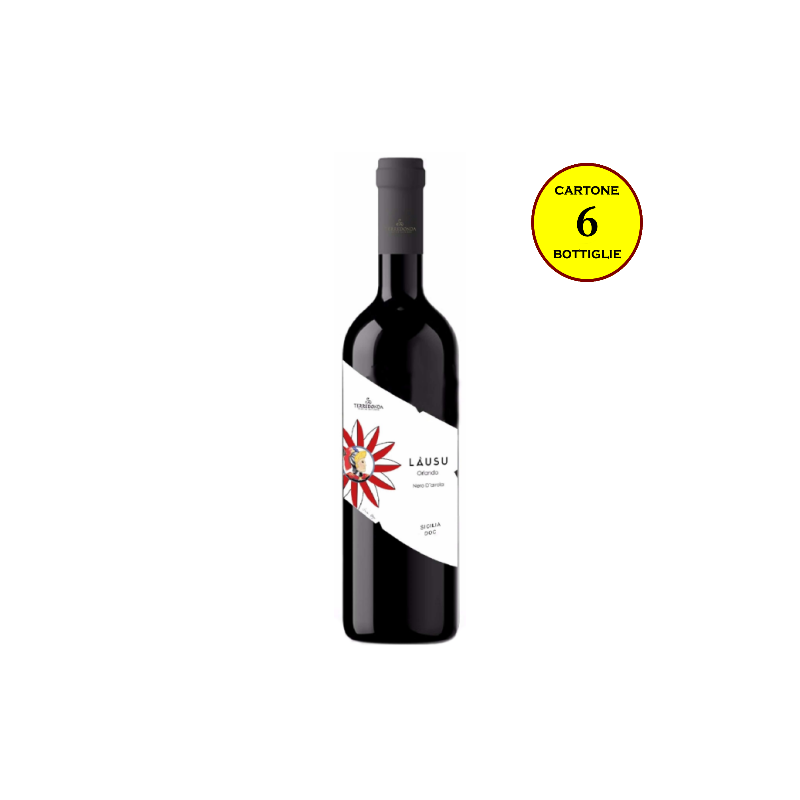 Nero d'Avola Terre Siciliane IGT "Làusu - Orlando" - Terredonda (cartone da 6 bottiglie)