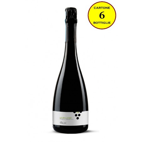 Prosecco Treviso DOC Extra-Dry Metodo Martinotti "Le Bollicine" - The Vinum (cartone da 6 bottiglie)