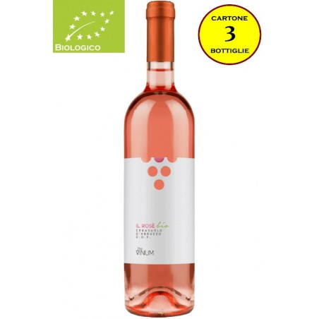 Cerasuolo d'Abruzzo DOP Bio "Il Rosé" - The Vinum (cartone da 3 bottiglie)