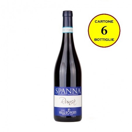 Nebbiolo Spanna Colline Novaresi DOC "Runcà" - Vigneti Valle Roncati (cartone 6 bottiglie)