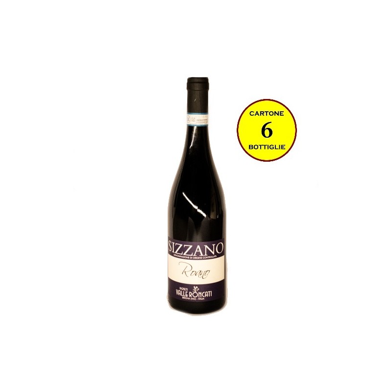 Sizzano DOC Riserva 2015 "Roano" - Vigneti Valle Roncati (cartone 6 bottiglie)
